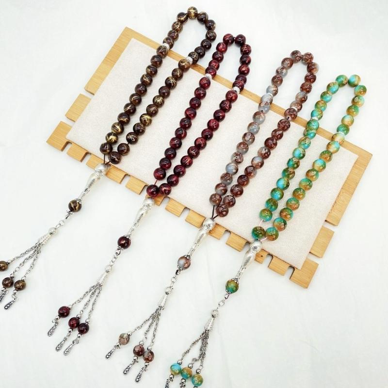 Comfortable Beaded Bracelet Rosary Chain Stylish Wrist Jewelry Beads Bracelet Religious Jewelry Suitable for Meditation