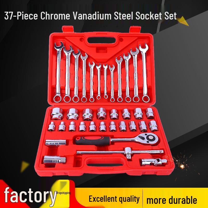 Dual-Purpose Wrench Set: 8, 10, 14-Piece Double-Ended Open-End Combination Wrenches