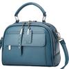 Shoulder Bag for Shoulder with Zipper [Welltude] Women, Handbag, Crossbody, Bag, 2-way, Self-supporting, (blue)