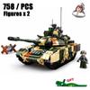 WWII Military Panzerkampfwagen VI Ausf. E Tiger I Tank Fighting Vehicle Soldier Building Blocks Sets Model Dolls Brick Toys Kids