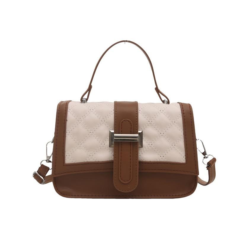 Simple New Diamond Embroidery Thread Women's Color Matching Large-capacity Exquisite Shoulder Messenger Bag