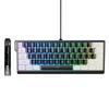 Wired Keyboard 60 Percent 61 Keys RGB Backlit Mechanical Feel Portable Computer Keyboard for Gaming Work