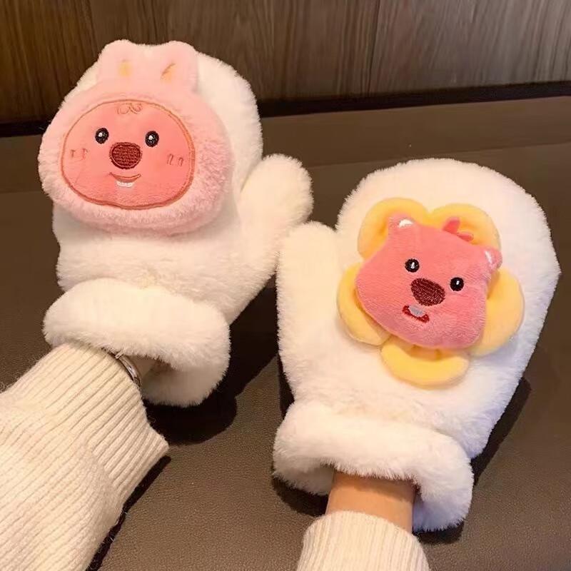 

Женские зимние теплые перчатки без пальцев