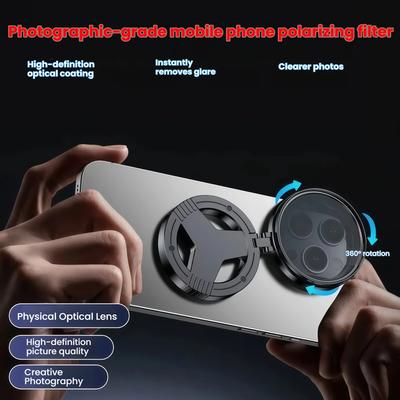 Magnetic Phone CPL Magnetic Anti-Reflection Polarizer Filter Optical Coating Starry Light HD Photography Polarizing Lens