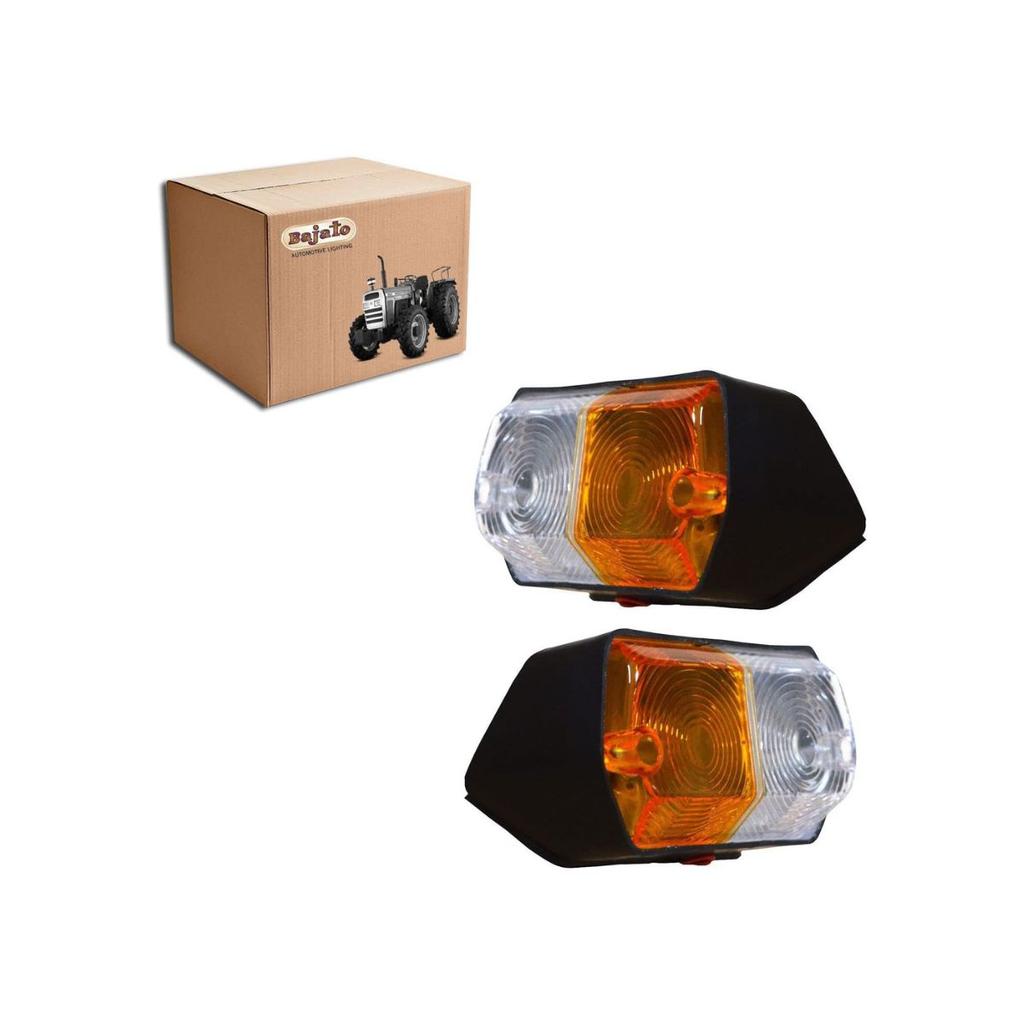 Apsmotiv Side Indicator Parking Lamp Light Set With Bulb 12v Suitable for Fiat Ebro Tractor