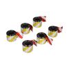 6PCS Bird Deterrent Reflective Scare Tape Bird Repellent Ribbon for Orchard Supplies Silver Red  Silver Yellow