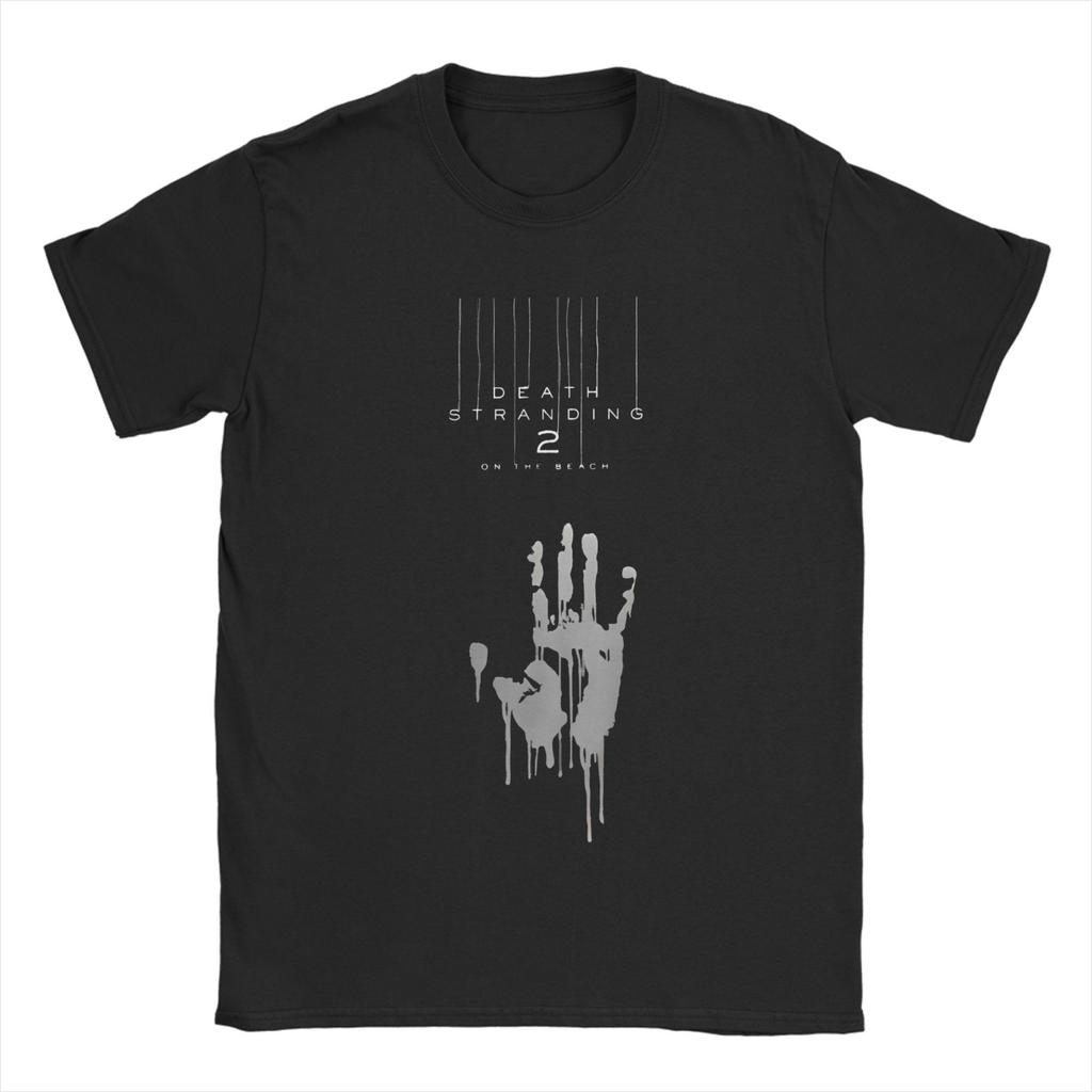 T-shirt Nuova Serie Death Stranding Unisex T-shirt in Puro Cotone Girocollo T-shirt Videogioco Manica Corta Abbigliamento Oversize