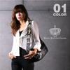 [BLACK JACKALL CROWN] Embossed Skull Decoration Mini Shoulder Bag (Unisex) TH0192