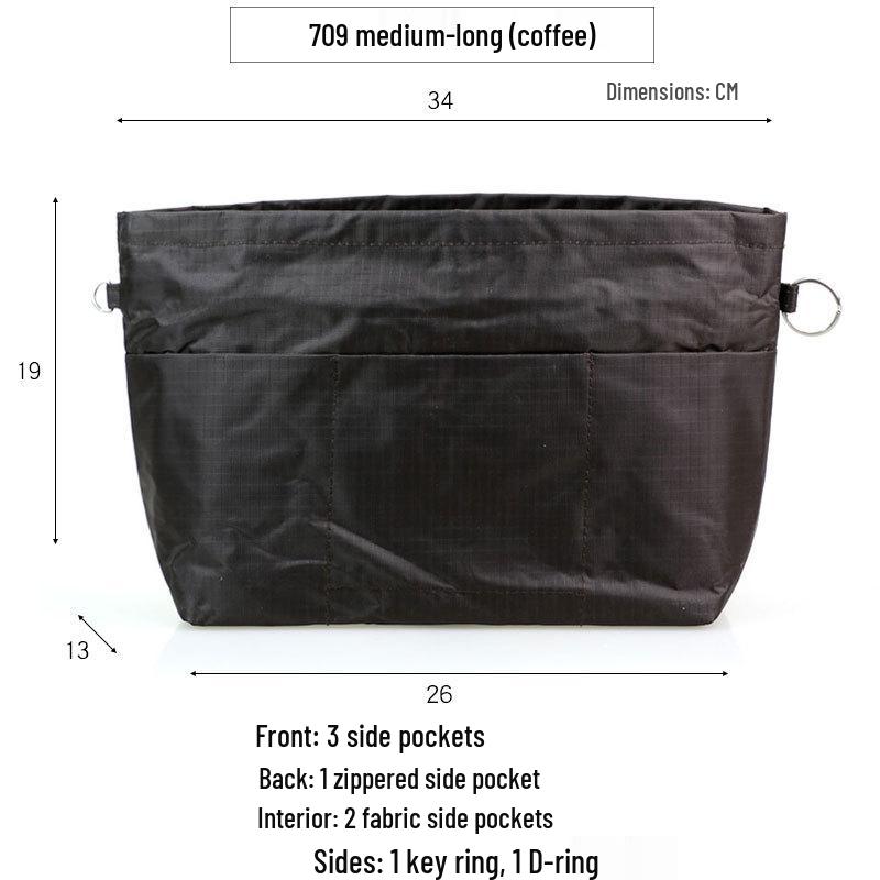Waterproof Double-Layer Oxford Cloth Large Capacity Makeup Bag with Inner Storage