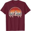 Bird Heartbeat Retro Bird Lover Birdwatching Birding Men T-Shirt