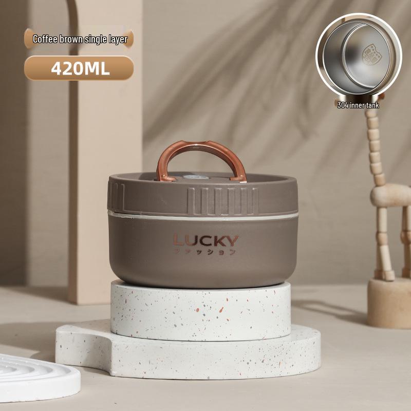 304 Stainless Steel Bento Box - Multi-Layer Partitioned Lunch Container for Students and Office Workers