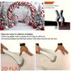 2D Flat Candy Cane Christmas Backdrop Cloth for Xmas & Holiday Themed Photoshoot Decor