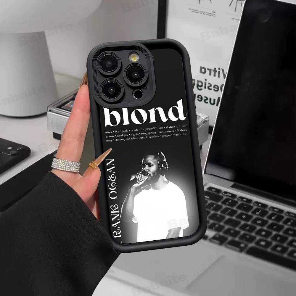 F-Frank Singer Ocean Silicone Soft Phone Case For IPhone 17 16 14 13 12 11 15 Pro Max Plus Air Cover