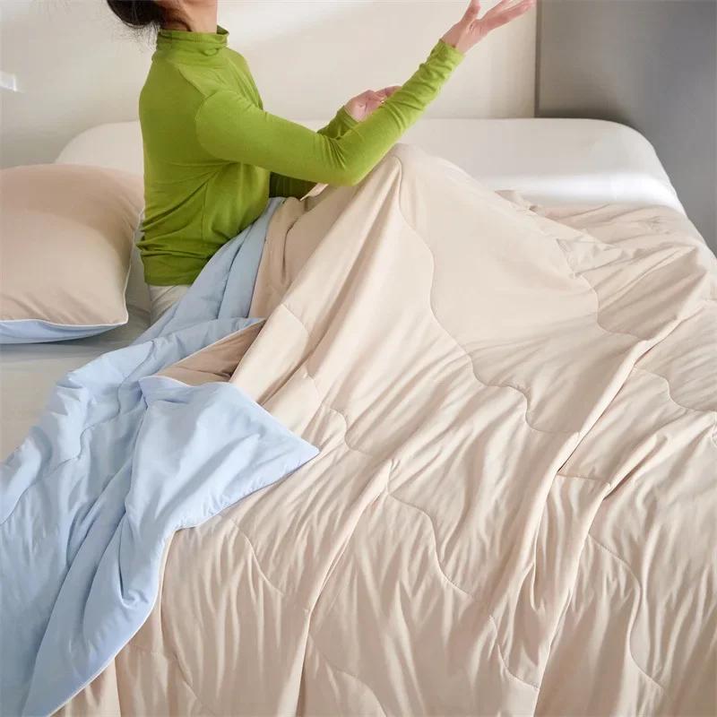Xia Liang Quilt Class A Maternal And Infant Grade Nylon Plus Spandex Cool Quilt 20% Soybean Washed Air Conditioner Quilt