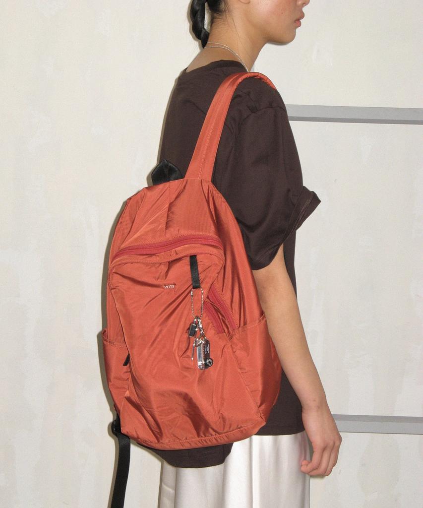 Pote 0002 Hyde Slot Classic Backpack_Orange Brick