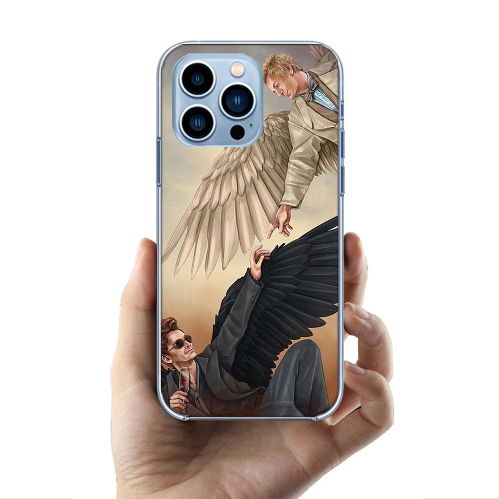 Good Omens TV Cases Phone Case For Iphone 17E 16E 17 Air 16 Pro Max 15 Pro 14 Plus 11 13 12 Mini Cover Cases Compatible with Sui