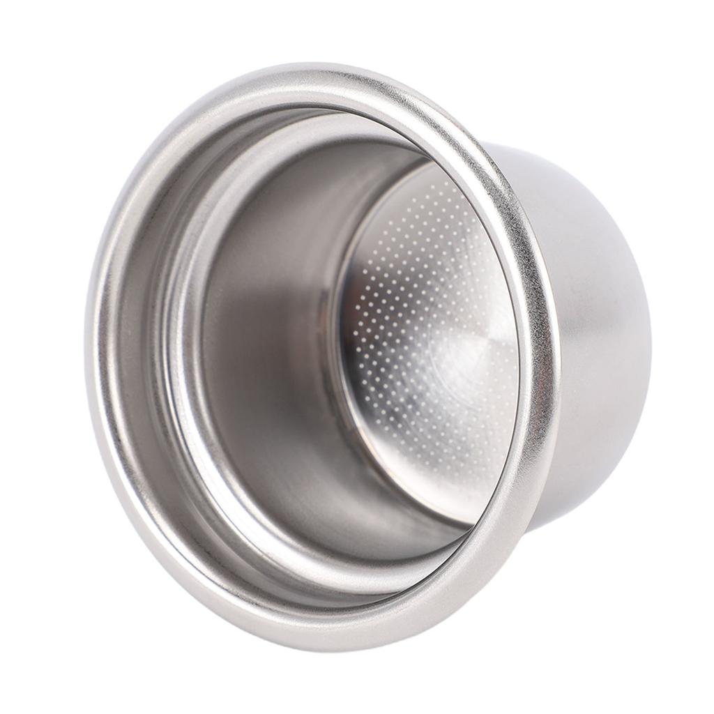 58mm Non Pressurized Filter Basket Single Layer Stainless Steel Portafilter Basket Coffee Machine Accessory for 4
