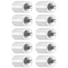 10Pcs Round Standoff Aluminum Alloy Female Thread Pillar Connecting Column Spacer M4x0.7mmLong 11mm