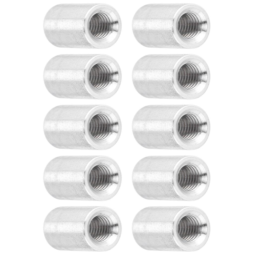 10 stk. Rund avstandsstykke Aluminiumslegering Innvendig gjenge Støttesøyle Koblingssøyle Avstandsstykke M4x0,7mmLang 11mm