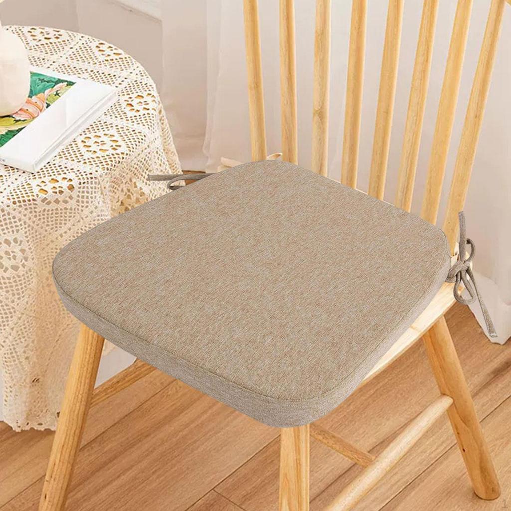Chair Cushion Pad Soft Comfortable 2" Thick Indoor Seat Removable Washable Cover for