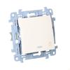 "Light" button with LED backlight (module) 10 AX, 250 V~, screw terminals