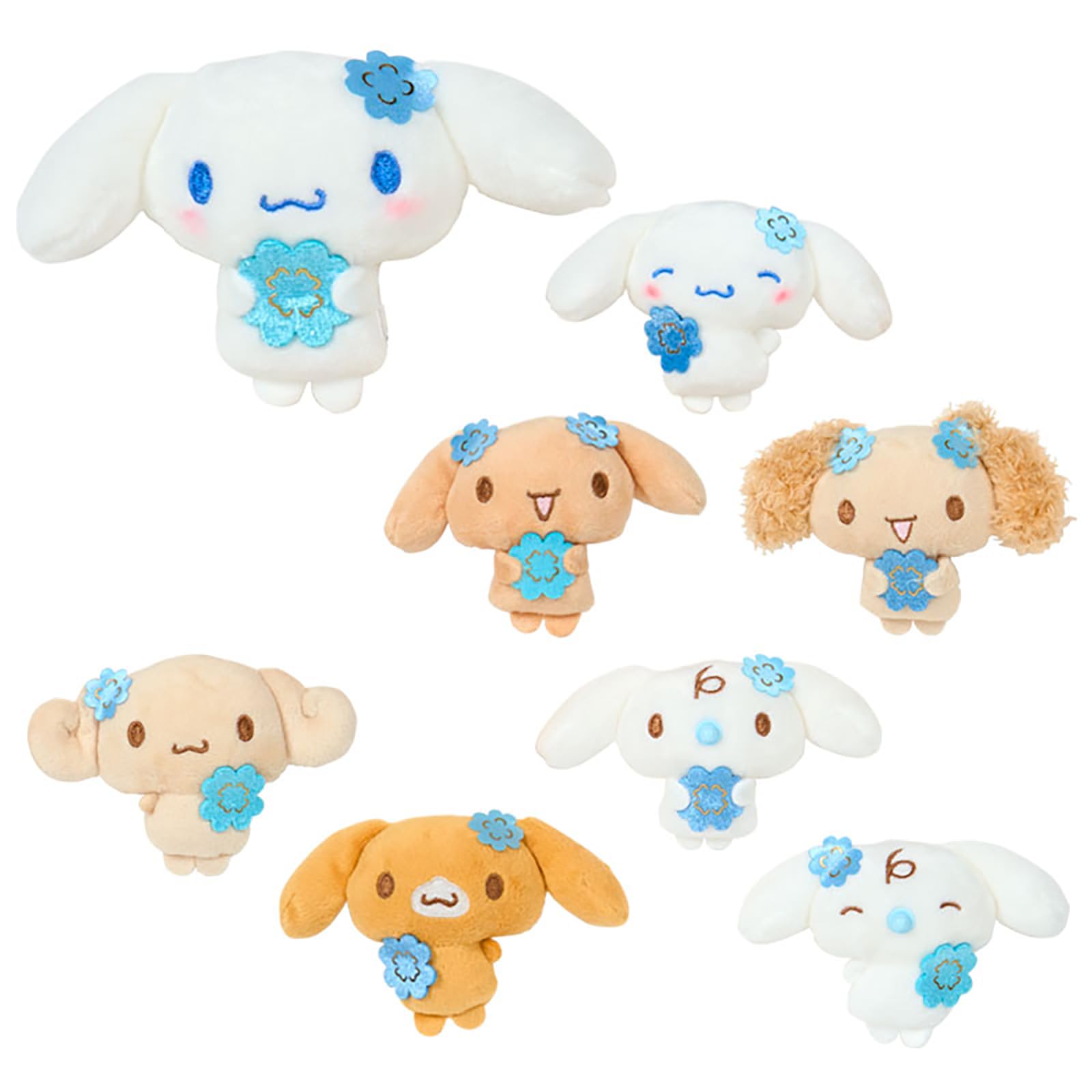Sanrio Cinnamoroll Secret Mascot Brooch Light Blue Clover 789135