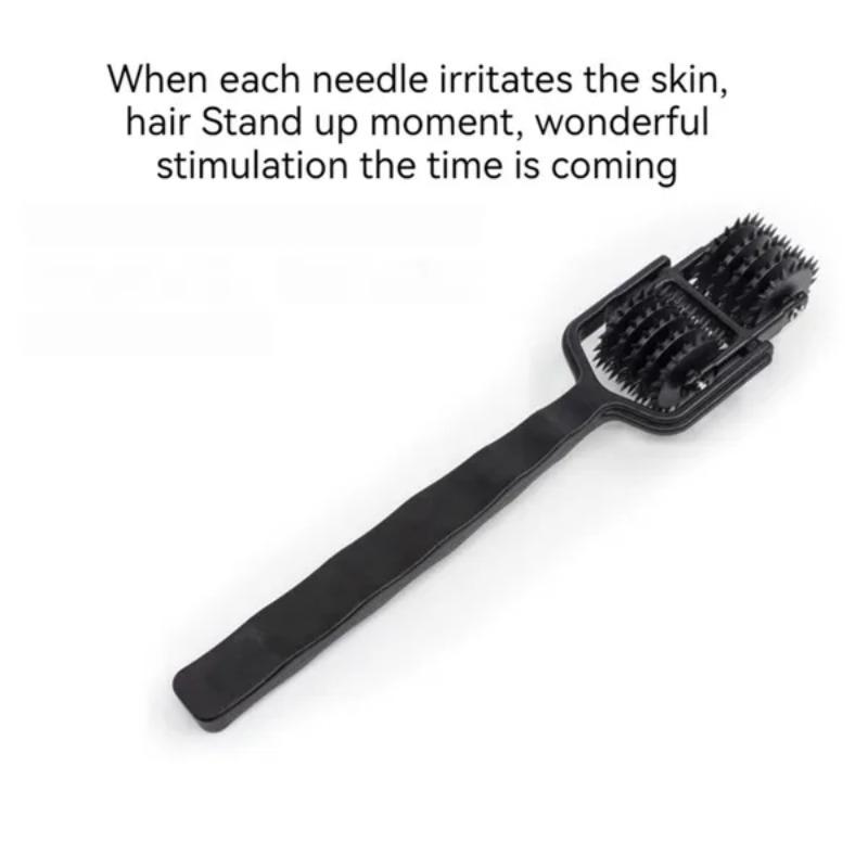 Herramienta de masaje de rueda simple/doble, rodillo de estimulación erótica alternativa, masaje de labios y pezones para hombres y mujeres, masturbador orgásmico