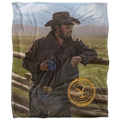 Yellowstone Silky Coffee Rip Wheeler Supersoft Blanket