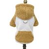 Outdoor Dog Warm Fleece Brushed Sweatshirts Jackets Vest for Small Medium Dogs