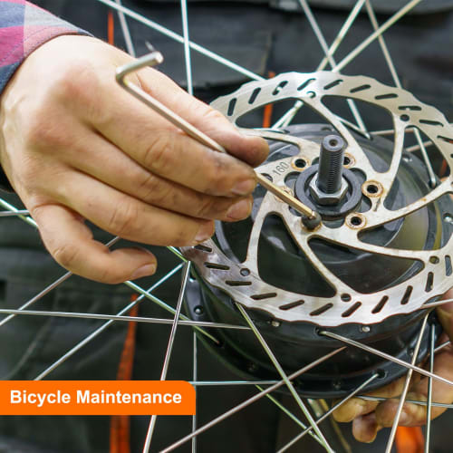 uxcell 4mm Ball Head L-Shaped Hex Wrench Set, Long Precision Tool Set, Easy to Apply Force, for Tightening, DIY Tools, Total Length 108mm