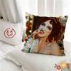 pc Chappell Roan Singer Pillow Case Fashion Square Pillowcase Bedroom Sofa Room Ins Decoration Leisure