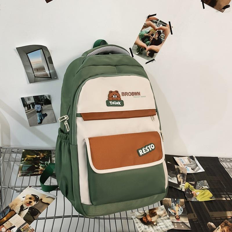 Schoolbag female college student class bag Japanese ins cute backpack large capacity versatile junior high school high school bag
