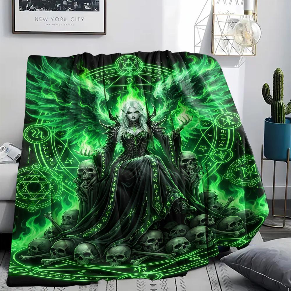 Seven Deadly Sins Print Flannel Blanket,High Quality Comfortable for All Seasons,Home Decor,Warmth and Comfort,Perfect for Christmas Gifts