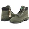 Timberland 6palcové ležérní střední venkovní boty Dětské boty Vojenská zelená A2KCSA58