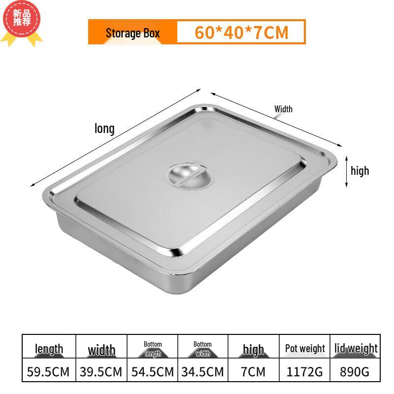 Stainless Steel Refrigerator Storage Box