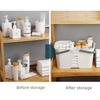Plastic Bathroom Storage Basket Household Large-Capacity Bathroom Satchel Drain Square Heightened and Thickeneded Debris Storage Basket