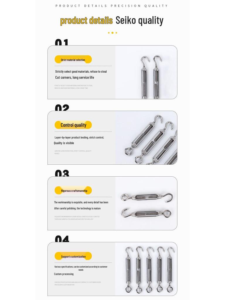 Kit de Rigging Industrial: Cabo de Aço Revestido de Aço Inoxidável para Elevação e Suspensão