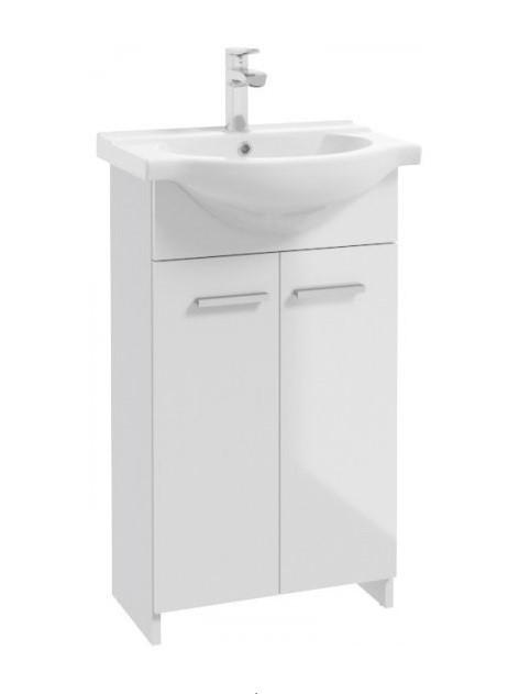 Freestanding Bathroom Cabinet with Sink 85x50 Marlena with Compact Faucet