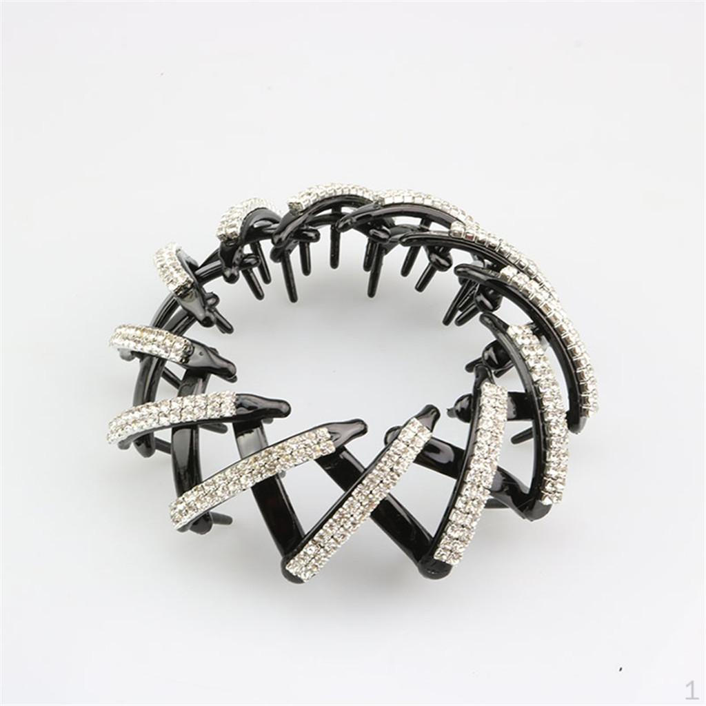 Crystal Rhinestone Claw Hairpin Women Hair Clip Accessories