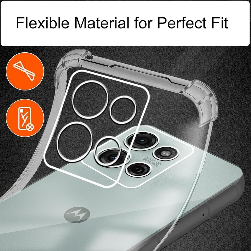 Shockproof Airbag TPU Case for Motorola Moto G06 G56 G86 Power G75 5G G35 G55 G85 G05 G15 Protective Cover Capa Funda Coque