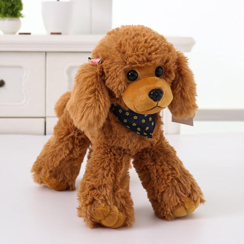 30cm Verisimilitude Poodle Teddy Dog Plush Soft Stuffed Toy Birthday Present