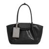 New PU Leather Handbags Large Capacity Tote Bag for Women Commuting Top Handle Bags Ladies Single Shoulder Bag