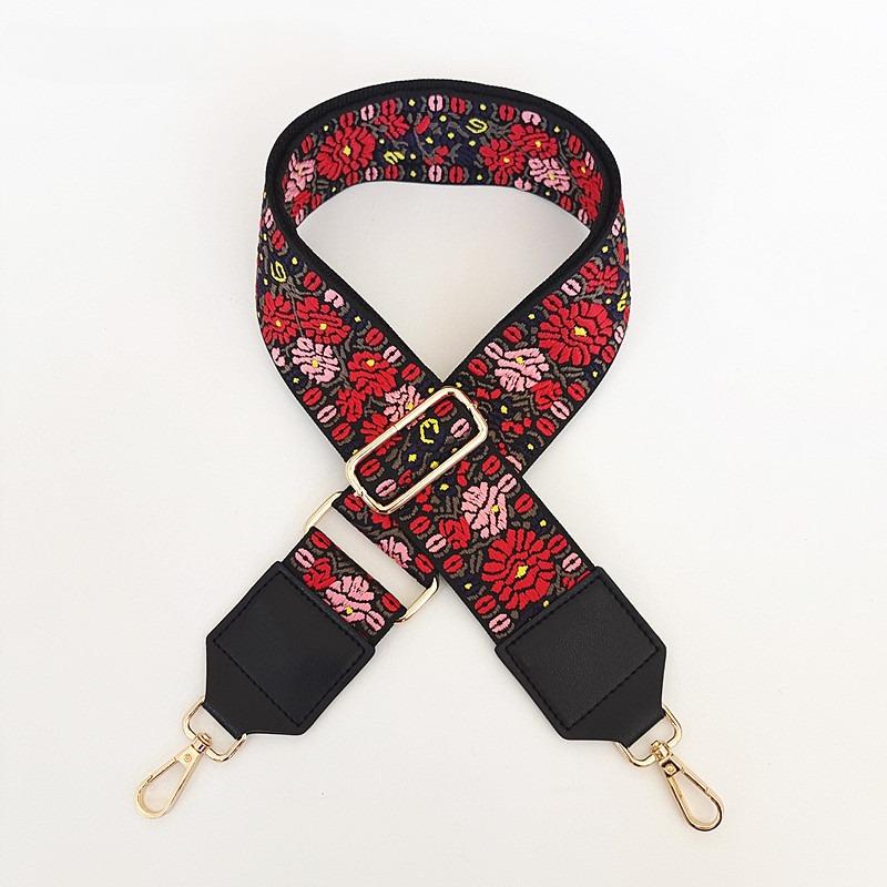 

New Women s Bag Accessories Fashionable Versatile Ethnic Style Bag Belt Adjustable Single Buy Wide Bag Belt with Leather