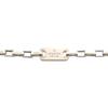 Used AUTHENTIC GUCCI Logo plateNecklace Silver Silver925