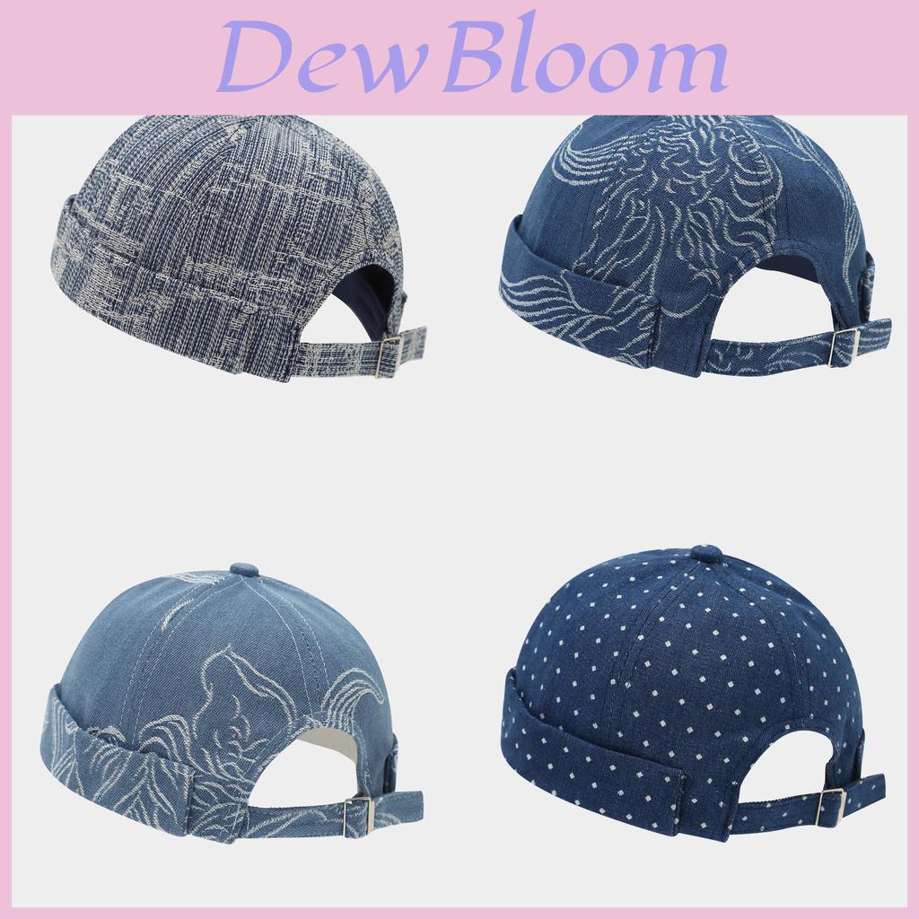 Port Style Denim Cap With Adjustable Fit For Casual Streetwear In All Seasons