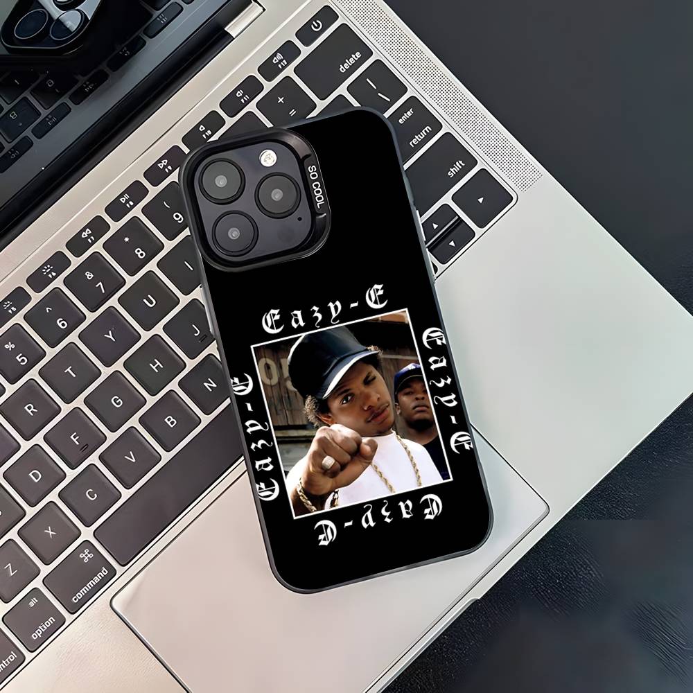 

Rapper E-Eazy E Phone Case For iPhone 16,15,14,13,12,11,Pro,XS,Max,Plus,Mini,SE4,E Black Matte Shockproof Cover iPhone16