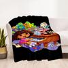Dora Explorer Blanket Soft & Cozy Suitable for Office Picnics Chair Four Seasons Universal Playful Design Perfect Gift for Relatives and Friends