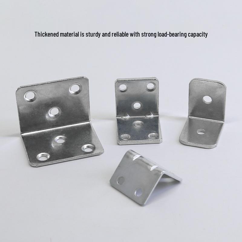 Right-Angle Iron Bracket for Wardrobe, Bed, or Chair Reinforcement