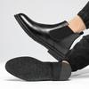 Youth Trend Brock Martin Boots Men's Medium and High Top British Leather Shoes Men's Leather Sleeve Chelsea Leather Boots