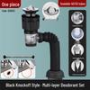 Anti-odor Leak-proof Drain Stopper for Washbasin Countertops - Space-saving Basin Accessory